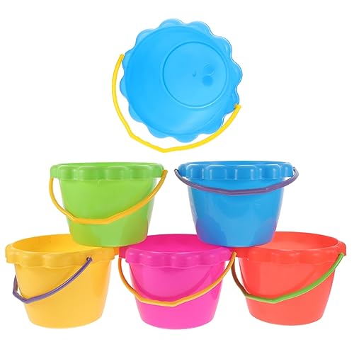 HOODANCOS 6Stücke Teiliges Sandeimer für Strandeimer für Sommeraktivitäten Vielseitig Einsetzbar Wassereimer und Sandspielzeug für Garten und Strand HOODANCOS 6Stücke Teiliges Sandeimer für Strandeimer für Sommeraktivitäten Vielseitig Einsetzbar Wassereimer und Sandspielzeug für Garten und Strand von HOODANCOS