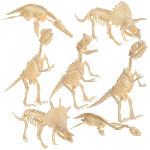 HOODANCOS 7 Stück Teiliges DIY Dinosaurier Skelett Spielzeugset für Lernspielzeug für Geburtstagsfeiern Dinosaurier Modelle und Kreative Bastelprojekte von HOODANCOS
