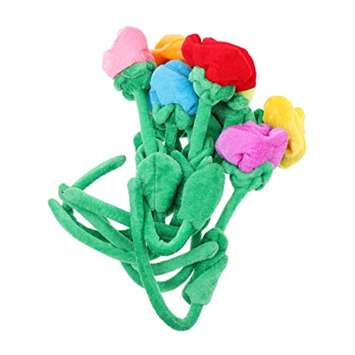 HOODANCOS 8 Stück Künstlicher Blumenstrauß Teiliges Weiche Plüsch Rosen für Dekoration für Hochzeiten Partys und Mehr Vielseitig Einsetzbar Langlebig und von HOODANCOS