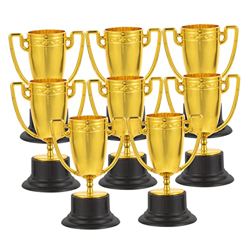 HOODANCOS 8Stücke Kleiner Trophäen für Kinder Goldene Auszeichnungstrophäen Kleine Trophäenbecher für Sportfeiern Partygeschenke Kinderwettbewerbspreise Trophäendekor HOODANCOS 8Stücke Kleiner Trophäen für Kinder Goldene Auszeichnungstrophäen Kleine Trophäenbecher für Sportfeiern Partygeschenke Kinderwettbewerbspreise Trophäendekor von HOODANCOS