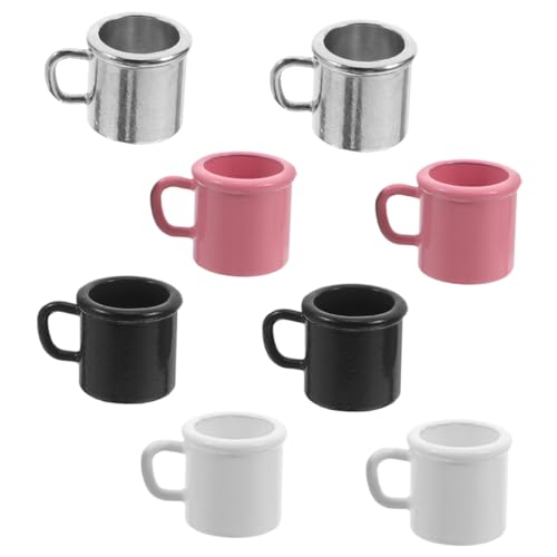 HOODANCOS 8stücke Minitasse Aus Legierung Winziger Kaffeebecher Kleines Kaffeetassenspielzeug Puppenhauszubehör Miniatur-wasserbecher Kaffeegeschirr Für Junge Mädchen Minihausdekor HOODANCOS 8stücke Minitasse Aus Legierung Winziger Kaffeebecher Kleines Kaffeetassenspielzeug Puppenhauszubehör Miniatur-wasserbecher Kaffeegeschirr Für Junge Mädchen Minihausdekor von HOODANCOS
