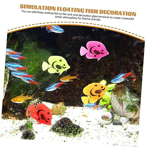 HOODANCOS 8 Stück Teiliges Bunte Schwimmende Kunststofffische Aquariumdekoration Realistische Lebensechte Deko für Fischbecken Lebhafte Gestaltung für Zuhause Büro und Aufzuchtbecken HOODANCOS 8 Stück Teiliges Bunte Schwimmende Kunststofffische Aquariumdekoration Realistische Lebensechte Deko für Fischbecken Lebhafte Gestaltung für Zuhause Büro und Aufzuchtbecken von HOODANCOS