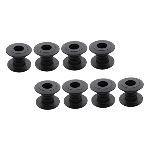 HOODANCOS 8 Stück Teiliges Foosball Tischfußball Lager aus Langlebigem Kunststoff Tischkicker Ersatzbuchsen mit Gewindekonstruktion Verschleißfest und für Hobby tischfußballspiele von HOODANCOS