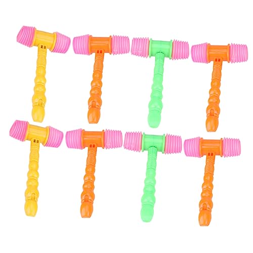 HOODANCOS 8 Stück Teiliges Hammer für Squeaky Hämmer für Interaktive Spiele und Sicheres Glattes Design für Kleine Hände Zufällige Farben Zufällige Farbe von HOODANCOS