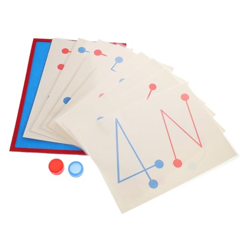 HOODANCOS 8 Stück Teiliges Lernkartenset für Jahre Gehirnentwicklung und Hand Auge Koordinationsspiel Farbenfrohes Pädagogisches zur Logischen Denkens und Konzentration HOODANCOS 8 Stück Teiliges Lernkartenset für Jahre Gehirnentwicklung und Hand Auge Koordinationsspiel Farbenfrohes Pädagogisches zur Logischen Denkens und Konzentration von HOODANCOS