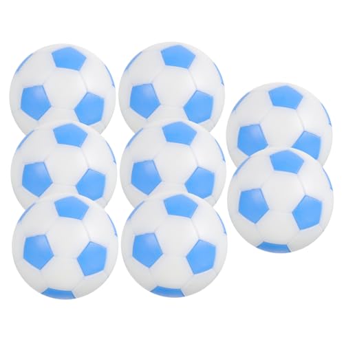 HOODANCOS 8 Stück Teiliges Tischfußball Kugel Mini Kickerbälle Ersatz für Tischkicker Zubehör in Weiß Langlebig und Fein Verarbeitet für Ersatz und Spielspaß von HOODANCOS