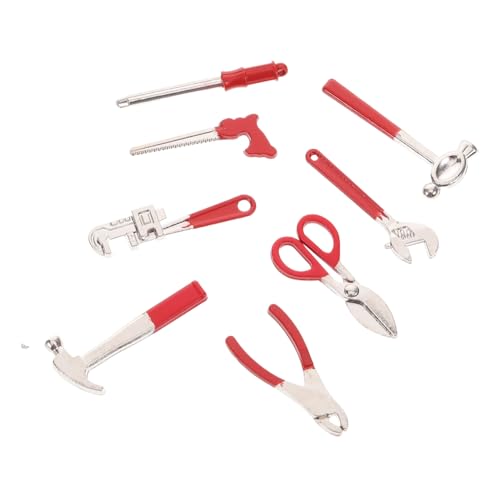 HOODANCOS 8 Teiliger Mini Hammerschlüssel Miniatur Puppenreparaturwerkzeug Werkzeuge Für Miniaturen Puppenhaus Miniatur Szenenmodell Mini Puppenhausmodelle Bausatz Puppenhaus HOODANCOS 8 Teiliger Mini Hammerschlüssel Miniatur Puppenreparaturwerkzeug Werkzeuge Für Miniaturen Puppenhaus Miniatur Szenenmodell Mini Puppenhausmodelle Bausatz Puppenhaus von HOODANCOS