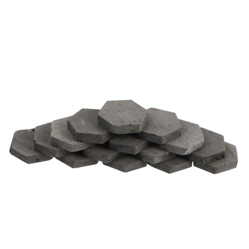 HOODANCOS 80 Stück Miniaturziegel Modellbau Ziegelsteine für DIY Miniaturhaus Sandtisch Kreative Bastelideen Sicher und Langlebig von HOODANCOS