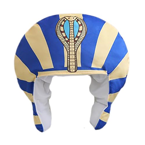 HOODANCOS Ägyptisches Cosplay Headdress Eleganter Hut für Fotografie und Kostümpartys Vielseitig Einsetzbar für Männer und Frauen Perfektes Zubehör für Halloween und Karneval HOODANCOS Ägyptisches Cosplay Headdress Eleganter Hut für Fotografie und Kostümpartys Vielseitig Einsetzbar für Männer und Frauen Perfektes Zubehör für Halloween und Karneval von HOODANCOS
