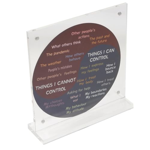 HOODANCOS Acryl Emotionen Rad Emotionen Rad Dekoration Für Schreibtisch Und Büro Psychische Gesundheit Dekoration Emotionale Unterstützung Acryl Wochenkalender Und Gefühlsmittelpunkt von HOODANCOS