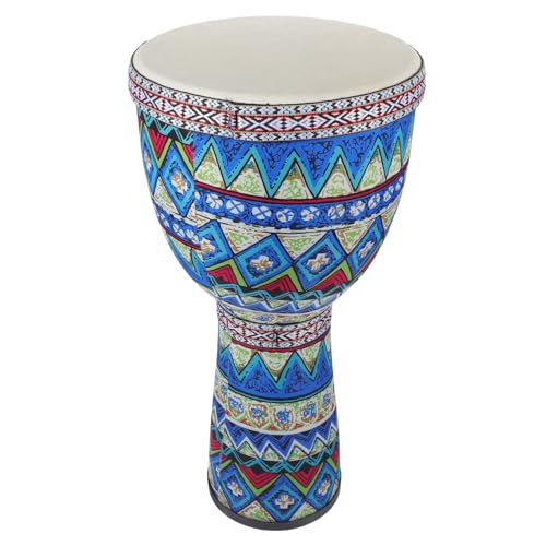 HOODANCOS Afrikanische Handtrommel für Anfänger PVC Djembe mit Traditionellem Design für Leicht und Tragbar für Jungen Mädchen und Kreative Musikstunden von HOODANCOS