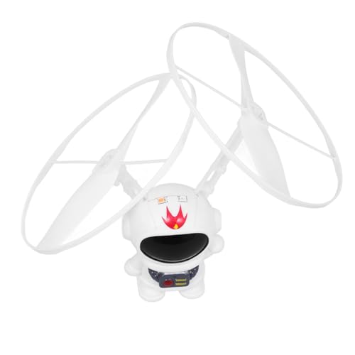 HOODANCOS Astronauten Flugspielzeug mit LED Lampe Handbetriebene Drohne für Sicheres Material für und Außenspaß Fördert Praktische Fähigkeiten und Kreativität von HOODANCOS