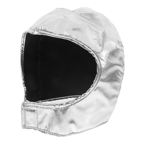 HOODANCOS Astronautenhut Astronautenkopfbedeckung Damen Astronautenkostüm Kopfbedeckung Astronautenkostümzubehör Halloween Astronaut Cosplay Astronautenverkleidung Weltraumhut von HOODANCOS