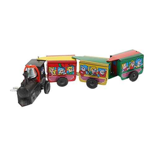 HOODANCOS Aufziehspielzeug aus Vintage Blechspielzeug Zug mit Waggons Fördert Frühkindliches Lernen Kreative Entwicklung Dekorative Verzierung für Zuhause HOODANCOS Aufziehspielzeug aus Vintage Blechspielzeug Zug mit Waggons Fördert Frühkindliches Lernen Kreative Entwicklung Dekorative Verzierung für Zuhause von HOODANCOS
