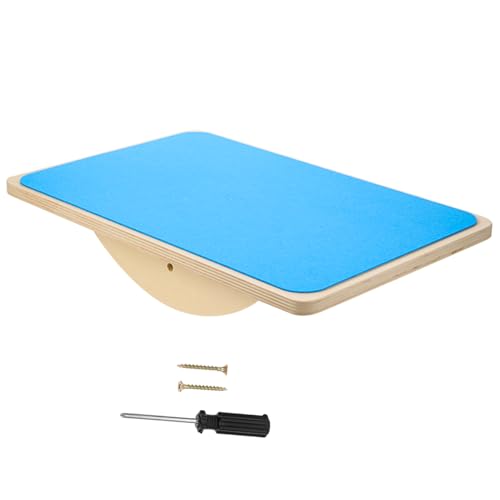 HOODANCOS Balance Plate Holz Balancierbrett für Kleinkinder Gleichgewicht Koordination und Stärke für Outdoor Aktivitäten und Bewegungsspiele von HOODANCOS