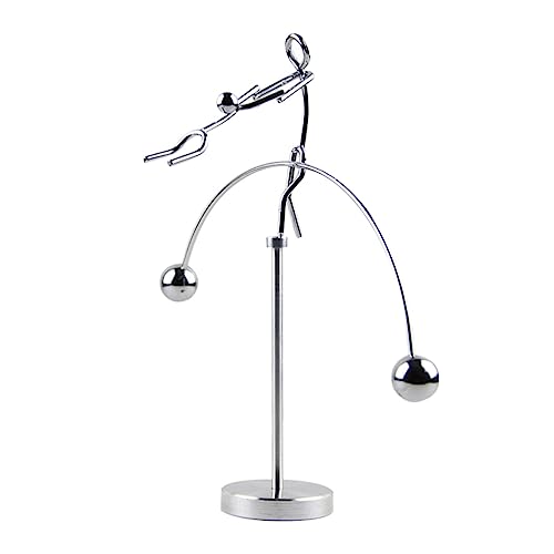 HOODANCOS Balancierendes Tumbler Ornament mit Gleichgewicht Ball für Schule und Büro Kreatives Design Stabile Basis für Freunde zu Feiertagen von HOODANCOS