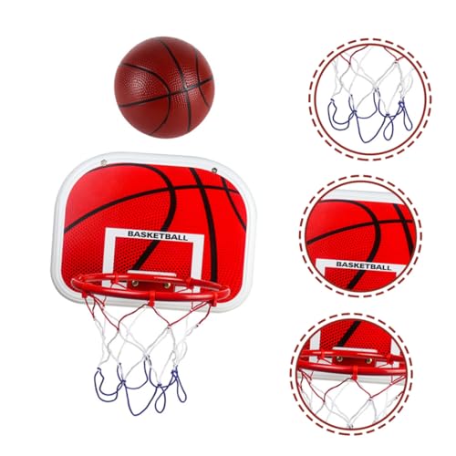 HOODANCOS Basketballkorb Set Hängend für Indoor und Outdoor Kleiner Basketballring aus Einfach zu Montieren Sportspielzeug für Geschenkidee für Jungen und Mädchen von HOODANCOS