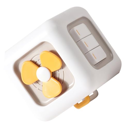 HOODANCOS Busy Cube für Kleinkinder Sensorisches Lernspielzeug aus Montessori Aktivitätswürfel für Umfassende Entwicklung für Weihnachten und Geburtstage von HOODANCOS