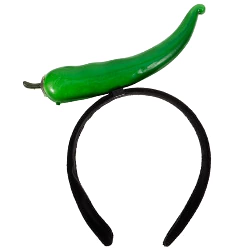 HOODANCOS Chili Haarband für Frauen Lustiges Dekorations Stirnband für Partys Festivals und Cosplay für Damen und Herren Einzigartiges für Freunde und Familie von HOODANCOS