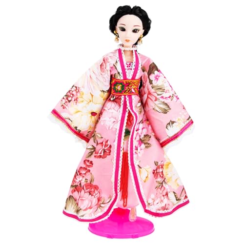 HOODANCOS Chinesische Hanfu Puppe mit Langen Haaren Realistische Mädchenpuppe für Kreatives und Dekoration Bewegliche Gelenke für Puppenliebhaber HOODANCOS Chinesische Hanfu Puppe mit Langen Haaren Realistische Mädchenpuppe für Kreatives und Dekoration Bewegliche Gelenke für Puppenliebhaber von HOODANCOS