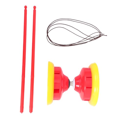 HOODANCOS Chinesisches Diabolo-Spielzeug Mit Dreifachem Lager Und Fiberglasstäben, Leise Rotation Für Senioren Und Kinder, Ideal Für Outdoor-spaß Und Koordinationstraining von HOODANCOS
