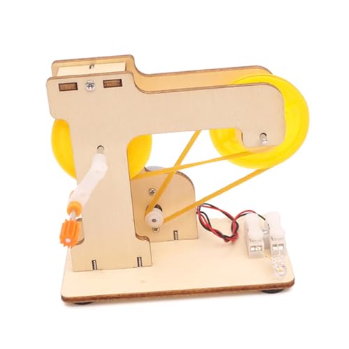 HOODANCOS DIY Handkurbel Stromgenerator Bausatz Lernspielzeug Pädagogisches Experimentiermodell Kreatives Elektrizität Lernset Ab Jahren von HOODANCOS