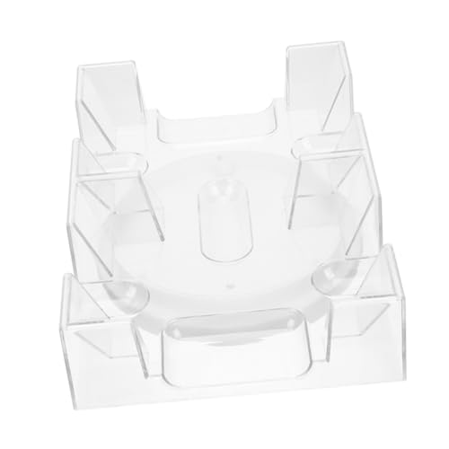 HOODANCOS Drehbarer Poker Kartenhalter mit Ablage Kunststoff Spielkartenständer für Kartendecks Robuster Kratzfester Kartenhalter für Zuhause Büro und Spielveranstaltungen HOODANCOS Drehbarer Poker Kartenhalter mit Ablage Kunststoff Spielkartenständer für Kartendecks Robuster Kratzfester Kartenhalter für Zuhause Büro und Spielveranstaltungen von HOODANCOS