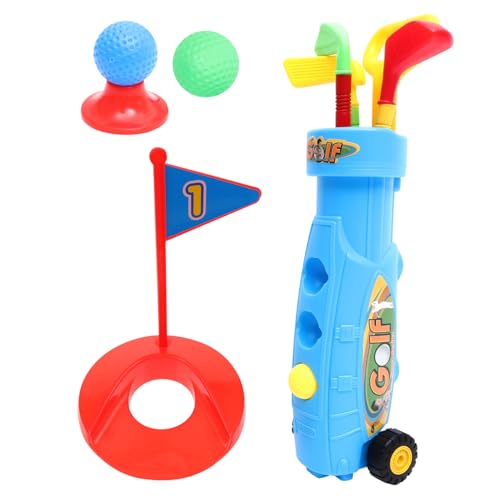 HOODANCOS Golfset aus Leichtes Trainingsset für Drinnen und Draußen Fördert Hand Augen Koordination für Jungen und Mädchen Ab Jahren Zufällige Farbe Zufällige Farbe von HOODANCOS