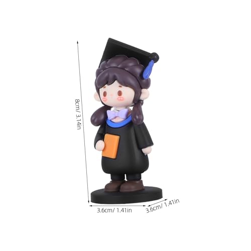 HOODANCOS Graduationsfigur aus Resin Dekorativer Doktor Cake Topper mit Design Langlebige Tortendekoration für Abschlussfeiern für Kuchen und Party HOODANCOS Graduationsfigur aus Resin Dekorativer Doktor Cake Topper mit Design Langlebige Tortendekoration für Abschlussfeiern für Kuchen und Party von HOODANCOS