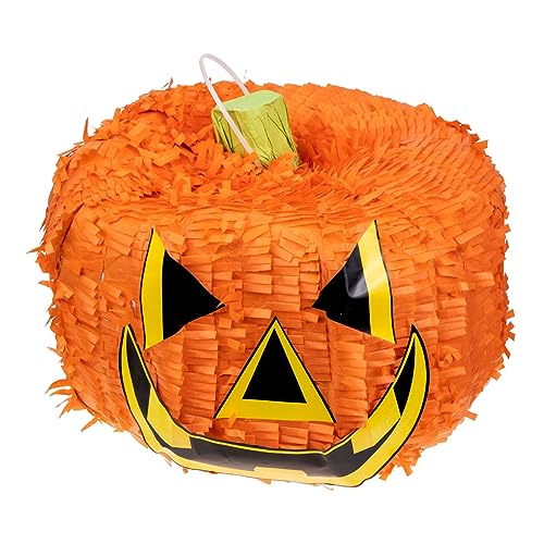 HOODANCOS Halloween Kürbis Piñata Füllbare Partydekoration für Halloween Feiern Unterhaltsame Überraschungen und Aktivitäten für Altersgruppen HOODANCOS Halloween Kürbis Piñata Füllbare Partydekoration für Halloween Feiern Unterhaltsame Überraschungen und Aktivitäten für Altersgruppen von HOODANCOS