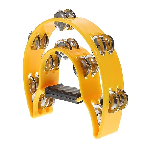 HOODANCOS Handglocke Handglocke für Partys Festivals und Musikalische Darbietungen Ergonomisch Gelb für Ktv und Versammlungen HOODANCOS Handglocke Handglocke für Partys Festivals und Musikalische Darbietungen Ergonomisch Gelb für Ktv und Versammlungen von HOODANCOS