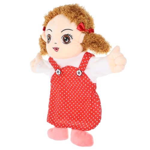 HOODANCOS Handpuppe für Lustige Cartoon Handspielpuppe aus Weichem Plüsch Fördert die Fantasie und Eltern Bindung für Geschichtenerzählen und Rollenspiele von HOODANCOS