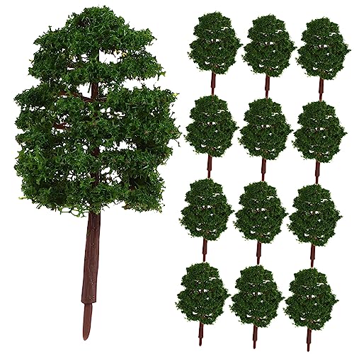 HOODANCOS Grünes Modellbaum-Set 20-teilig Miniaturbäume 9 cm Höhe Maßstab 1:100 Für Dekoration Und Modellbau HOODANCOS Grünes Modellbaum-Set 20-teilig Miniaturbäume 9 cm Höhe Maßstab 1:100 Für Dekoration Und Modellbau von HOODANCOS