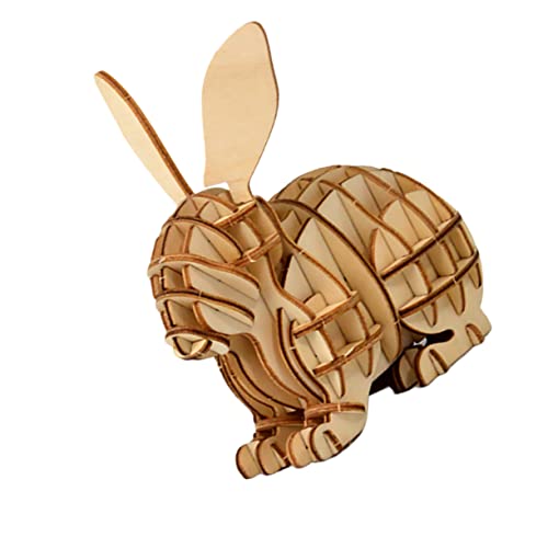 HOODANCOS Holzpuzzle Kaninchen Puzzle für DIY Handgefertigtes Lernspielzeug Motorischen Fähigkeiten und Hand Augen Koordination Sicheres Holzmaterial für Geburtstage und Feste HOODANCOS Holzpuzzle Kaninchen Puzzle für DIY Handgefertigtes Lernspielzeug Motorischen Fähigkeiten und Hand Augen Koordination Sicheres Holzmaterial für Geburtstage und Feste von HOODANCOS