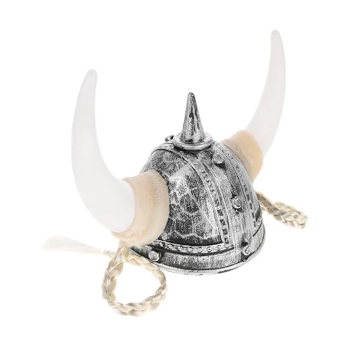 HOODANCOS Hornhut für Erwachsene Silberner Cosplay Helm mit Geflochtenen Details für Halloween Kostümpartys und Thematische Veranstaltungen HOODANCOS Hornhut für Erwachsene Silberner Cosplay Helm mit Geflochtenen Details für Halloween Kostümpartys und Thematische Veranstaltungen von HOODANCOS