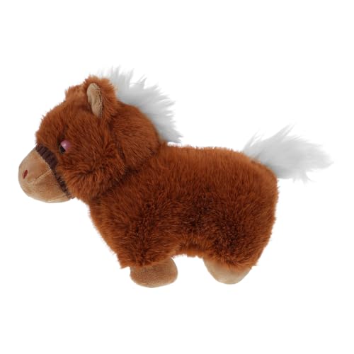 HOODANCOS Jahr des Pferdes Kawaii Maskottchen Weiche Braune Stofftier für Erwachsene Geburtstagsgeschenke und Frühlingsfest Dekoration HOODANCOS Jahr des Pferdes Kawaii Maskottchen Weiche Braune Stofftier für Erwachsene Geburtstagsgeschenke und Frühlingsfest Dekoration von HOODANCOS