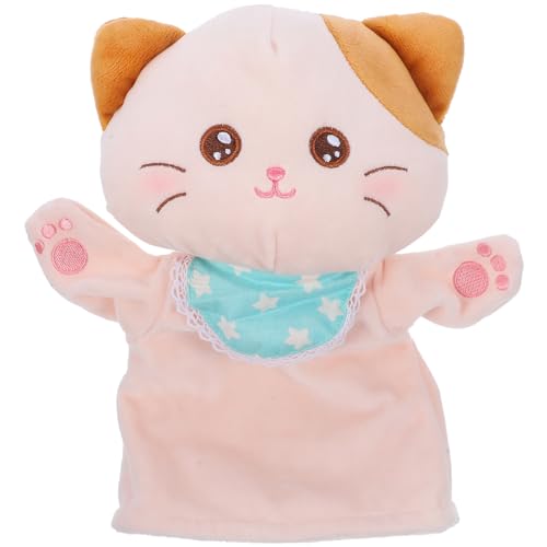 HOODANCOS Katzen Handpuppe Interaktives Plüschspielzeug Niedliche Cartoon Tier Handpuppe für Geschichtenerzählen und Rollenspiele für Frühe Bildung HOODANCOS Katzen Handpuppe Interaktives Plüschspielzeug Niedliche Cartoon Tier Handpuppe für Geschichtenerzählen und Rollenspiele für Frühe Bildung von HOODANCOS
