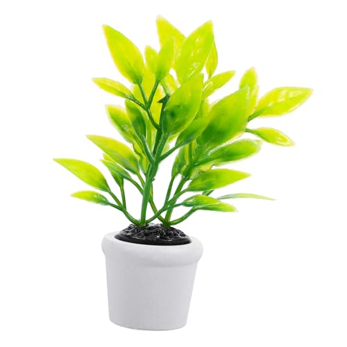 HOODANCOS Kleine Künstliche Bonsai Topfpflanze für Puppenhaus Dekoration Realistisches Winziges Bonsai Modell für Mikro Landschaftsdesigns Zubehör HOODANCOS Kleine Künstliche Bonsai Topfpflanze für Puppenhaus Dekoration Realistisches Winziges Bonsai Modell für Mikro Landschaftsdesigns Zubehör von HOODANCOS