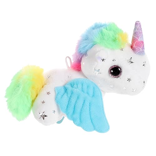 HOODANCOS Kleines Einhorn Plüschanhänger mit Wackelndem Farbiger Weicher Stofftier für Schlüssel Handtaschen und Koffer als Geburtstags oder Feiertagsgeschenk HOODANCOS Kleines Einhorn Plüschanhänger mit Wackelndem Farbiger Weicher Stofftier für Schlüssel Handtaschen und Koffer als Geburtstags oder Feiertagsgeschenk von HOODANCOS