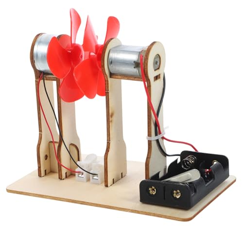 HOODANCOS Kleinwindgenerator Experimentierkasten für DIY Windkraftmodell Praktischen Fähigkeiten Lernspielzeug für Kreative Experimente von HOODANCOS