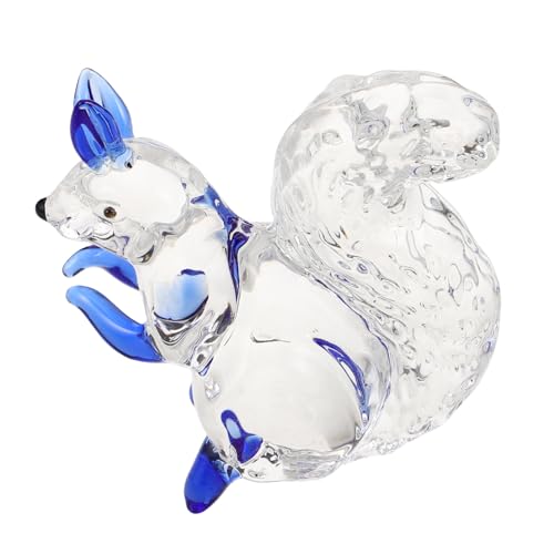 HOODANCOS Kristalleichhörnchen Kristalltier Kristallbären Eichhörnchen-gartenstatue Eichhörnchenfiguren Mini-eichhörnchen-Figuren Eichhörnchen Kristall Tiere Blue HOODANCOS Kristalleichhörnchen Kristalltier Kristallbären Eichhörnchen-gartenstatue Eichhörnchenfiguren Mini-eichhörnchen-Figuren Eichhörnchen Kristall Tiere Blue von HOODANCOS