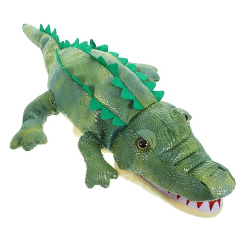 HOODANCOS Krokodil Handpuppe aus Plüsch Interaktive Spielzeugpuppe für Rollenspiele und Kreativität Kuschelig und Fördert Kommunikation und Fantasie HOODANCOS Krokodil Handpuppe aus Plüsch Interaktive Spielzeugpuppe für Rollenspiele und Kreativität Kuschelig und Fördert Kommunikation und Fantasie von HOODANCOS