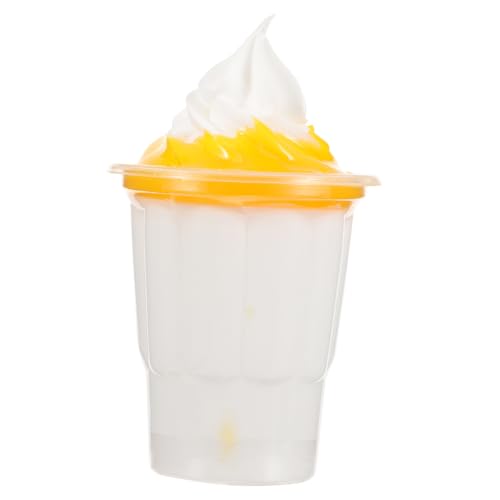 HOODANCOS Künstliches Eiscreme Modell Realistisches Deko Accessoire für Fotografie und Ladendekoration Hochwertige Simulation Gelb ca Display für Zuhause und Geschäfte HOODANCOS Künstliches Eiscreme Modell Realistisches Deko Accessoire für Fotografie und Ladendekoration Hochwertige Simulation Gelb ca Display für Zuhause und Geschäfte von HOODANCOS
