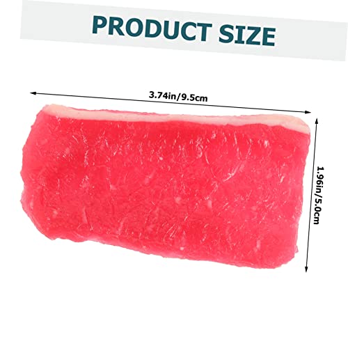 HOODANCOS Lebensechtes Schweinefleisch Modell aus Leichtem Realistische Food Simulation Langlebig Wiederverwendbar Dekoratives für Kinderküchen Fotorequisit Küchen und Partydekoration von HOODANCOS