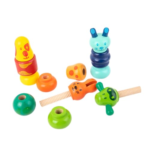 HOODANCOS Lernspielzeug Holzmuttern Bausatz Spielerisches Intelligenztraining Handliche Schraubblöcke Auge Hand Koordination und Kreativität Geeignet für Mädchen und Jungen Ab Jahren HOODANCOS Lernspielzeug Holzmuttern Bausatz Spielerisches Intelligenztraining Handliche Schraubblöcke Auge Hand Koordination und Kreativität Geeignet für Mädchen und Jungen Ab Jahren von HOODANCOS