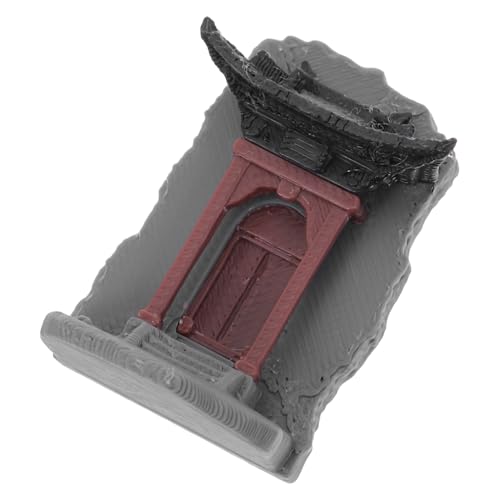 HOODANCOS Mikro-landschaftsverzierung Miniatur-pflanzgefäße Zen-Figuren Für Den Außenbereich Miniatur-pagode Traditionelle Turmstatue Miniaturtor Zen-gartenschmuck Plastik Grey HOODANCOS Mikro-landschaftsverzierung Miniatur-pflanzgefäße Zen-Figuren Für Den Außenbereich Miniatur-pagode Traditionelle Turmstatue Miniaturtor Zen-gartenschmuck Plastik Grey von HOODANCOS