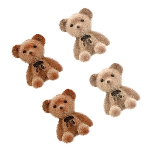 HOODANCOS Mini Bärenpuppen mit Schleifen Teiliges aus Flockmaterial für DIY Taschenaccessoires Süße Deko für Kleidung und Bastelprojekte als für Freunde und Familie HOODANCOS Mini Bärenpuppen mit Schleifen Teiliges aus Flockmaterial für DIY Taschenaccessoires Süße Deko für Kleidung und Bastelprojekte als für Freunde und Familie von HOODANCOS