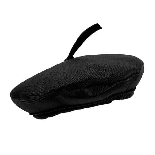 HOODANCOS Mini Beret Hut für Puppen Baumwoll Deko Hut Schwarz Stylische Miniatur Mütze für Fotografie Cosplay Wiederverwendbar Langlebig HOODANCOS Mini Beret Hut für Puppen Baumwoll Deko Hut Schwarz Stylische Miniatur Mütze für Fotografie Cosplay Wiederverwendbar Langlebig von HOODANCOS