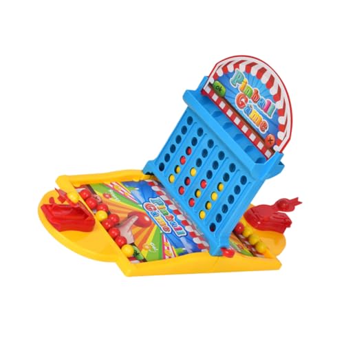 HOODANCOS Mini Desktop Basketballspiel mit Finger Launcher Four in A Row und Geschicklichkeit für Büro und Freizeit Fördert Fingerfertigkeit und Unterhaltung Farbe Zufällig Zufällige Farbe von HOODANCOS