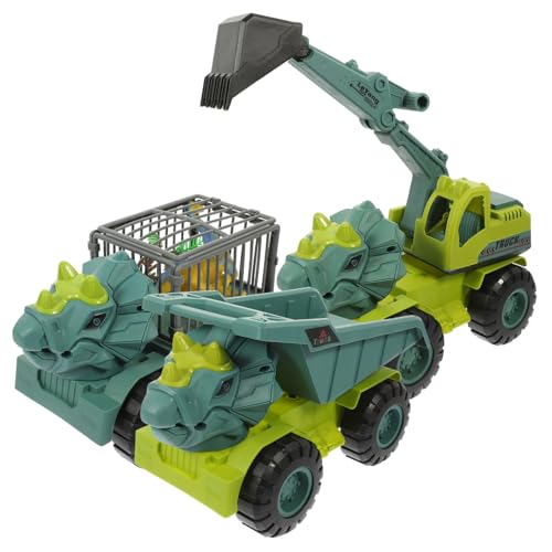 HOODANCOS Mini Dinosaurier Baustellenfahrzeug Spielzeugset für Wiederverwendbares Plastikspielzeug ohne Batterien Perfektes für Geburtstagsfeiern und Lernspiele HOODANCOS Mini Dinosaurier Baustellenfahrzeug Spielzeugset für Wiederverwendbares Plastikspielzeug ohne Batterien Perfektes für Geburtstagsfeiern und Lernspiele von HOODANCOS